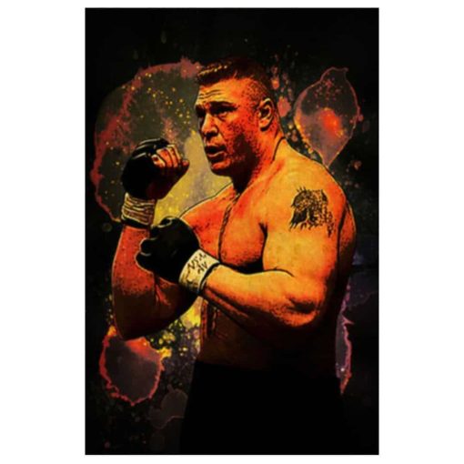 Boxing and Martial Arts Sports Athletes Artworks Printed on Canvas - Image 9