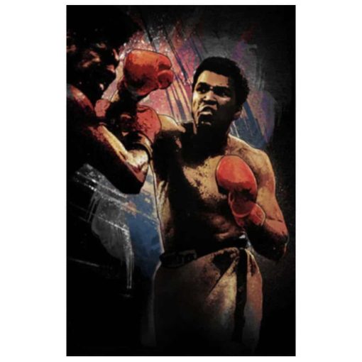 Boxing and Martial Arts Sports Athletes Artworks Printed on Canvas - Image 10