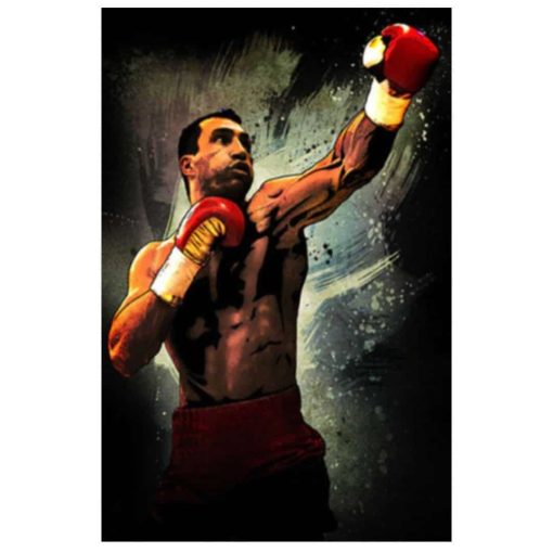 Boxing and Martial Arts Sports Athletes Artworks Printed on Canvas - Image 16