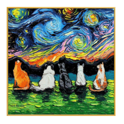 Animal in Starry Night 3