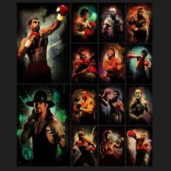 Boxing and Martial Arts Sports Athletes Artworks Printed on Canvas