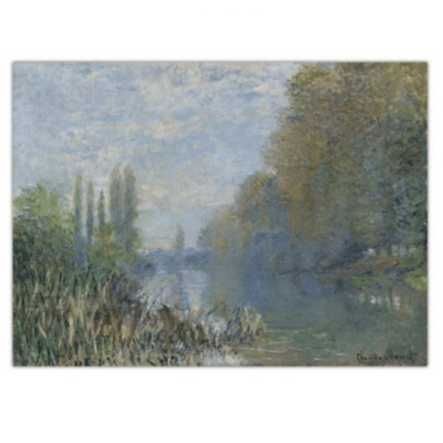 Claude Monet 1876 The Banks of the Seine in Autumn