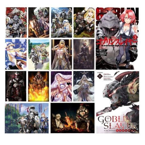 Goblin Slayer Anime Beings and Cute Girls Wall Art Printed on Canvas