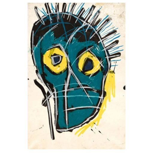 Jean Michel Graffiti Artworks Printed on Canvas - Image 10