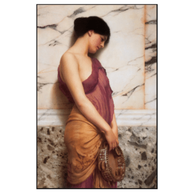 John William Godward 1906 The Tambourine Girl