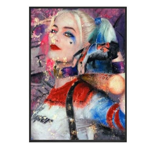 Joker Woman Wall Art Printed on Canvas - Image 4