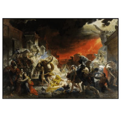 Karl Pavlovich Bryullov 1833 The Last Day of Pompeii