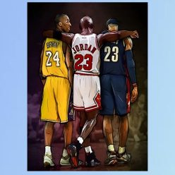 Kobe Bryant Michael Jordan LeBron James