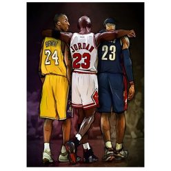 Kobe Bryant Michael Jordan LeBron James