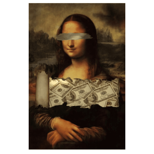 Otherwise Paintings of Mona Lisa Printed on Canvas - Image 4