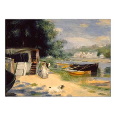 Pierre Auguste Renoir 1873 View of Bougival