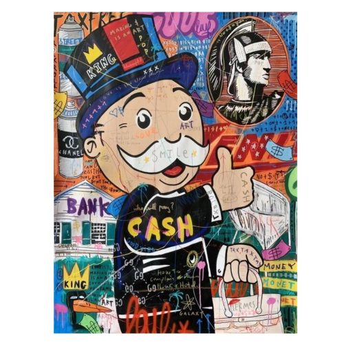 Alec Monopoly Graffiti Artwork Printed on Canvas - Image 10