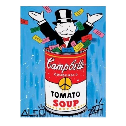 Alec Monopoly Graffiti Artwork Printed on Canvas - Image 11