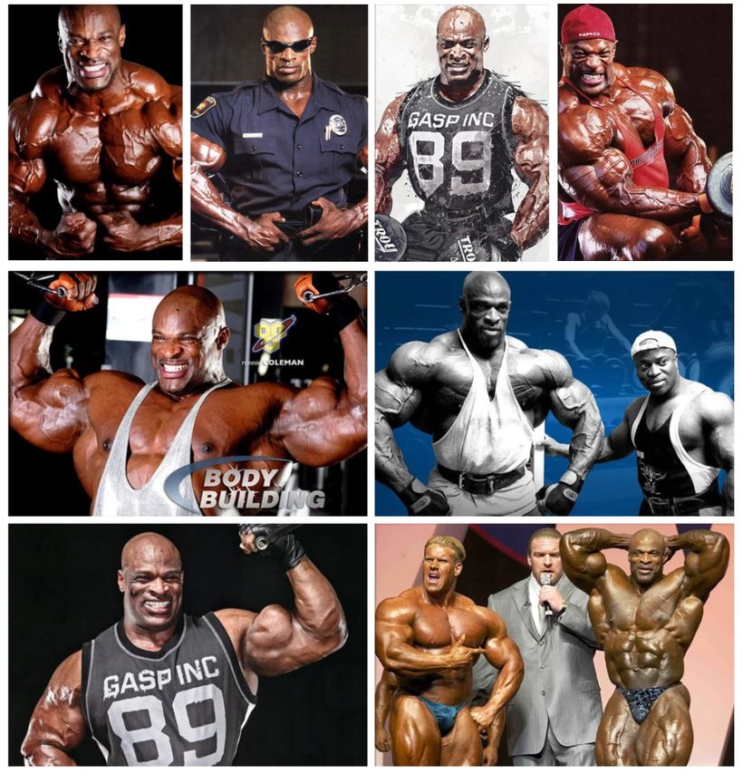 Ronnie Coleman Bodybuilder Pictures Printed on Canvas