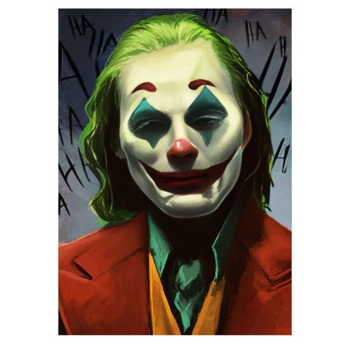 The Joker Abstract Graffiti Painting Printed on Canvas - Image 2