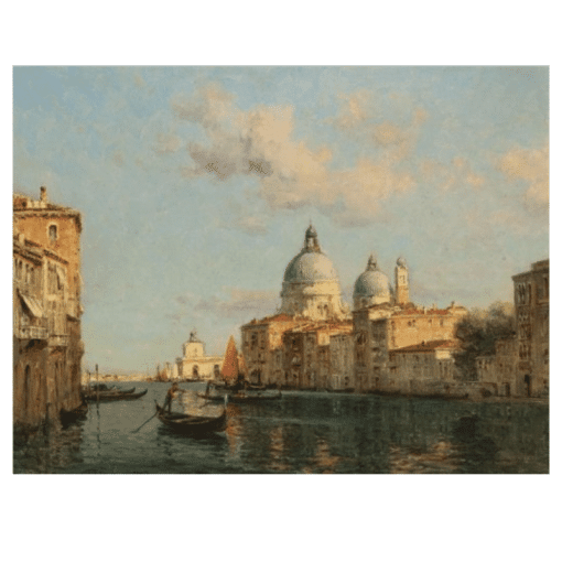 Water Town Venice Paintings Printed on Canvas - Image 15