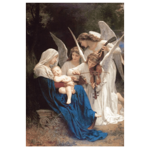 William Adolphe Bouguereau 1881 Song of the Angels