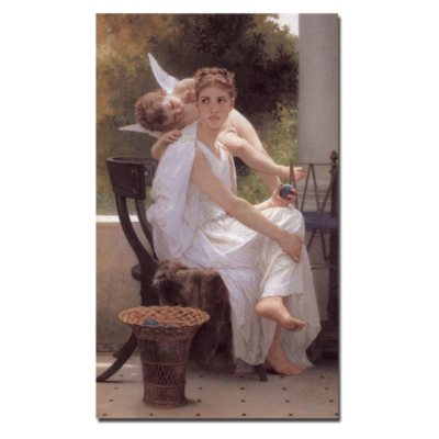 William-Adolphe Bouguereau in 1891 Work Interrupted