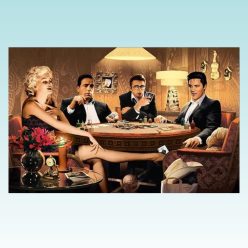 Four of a Kind Marilyn Monroe Humphrey Bogart James Dean Elvis Presley 1