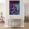 H E R Singer and Songwriter Artwork Printed on Canvas