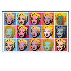 Marilyn Diptych Artwork by Andy Warhol