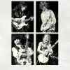 Richard Blackmore and Others Great Guitarists Printed on Canvas
