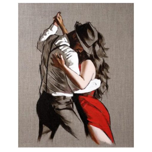 Symbolic Love on Painting Printed on Canvas - Image 4