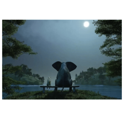 Elephant and Dog