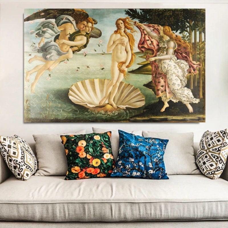 The Birth of Venus Painting by Sandro Botticelli Printed on Canvas