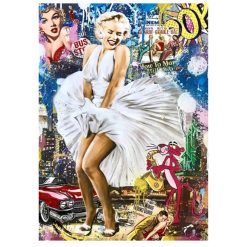 Pop Street Graffiti Art of Marilyn Monroe 1