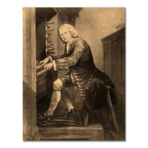 Johann Sebastian Bach and Son Paintings Printed on Canvas - Image 5