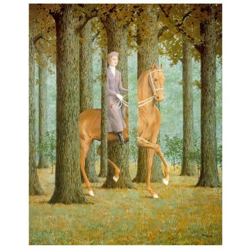 René Magritte Surrealism Paintings Printed on Canvas - Image 2