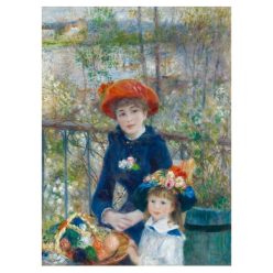 Two Sisters On the Terrace by Pierre-Auguste Renoir 1881