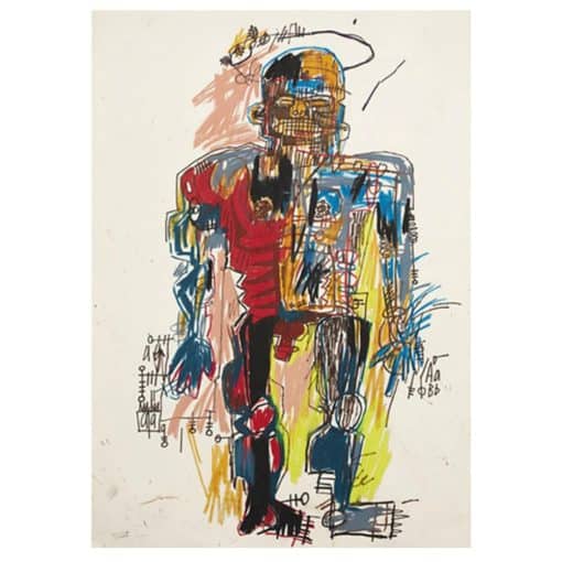 Abstract Paintings by Jean-Michel Basquiat Printed on Canvas - Image 9