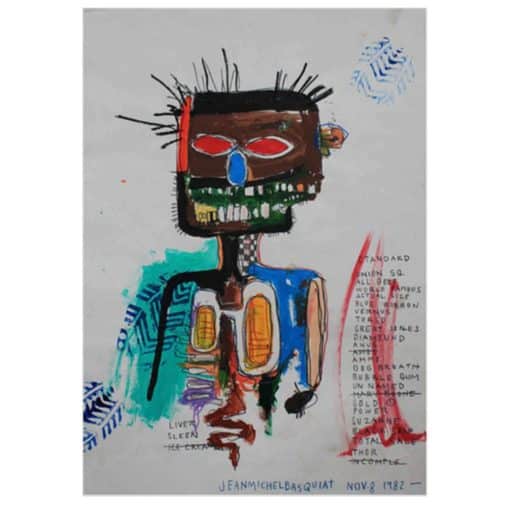 Abstract Paintings by Jean-Michel Basquiat Printed on Canvas - Image 12