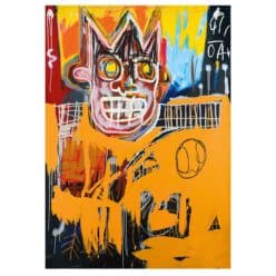 9 Jean Michel Basquiat 1982 Orange Sports Figure