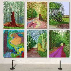 David Hockney 2011 The Arrival of Spring in Woldgate