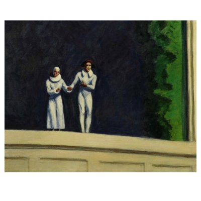 Edward Hopper 1965 Two Comedians