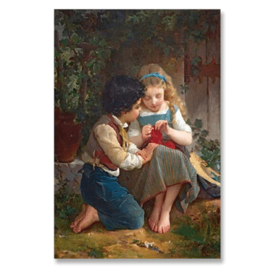 Emile Munier 1874 A special moment