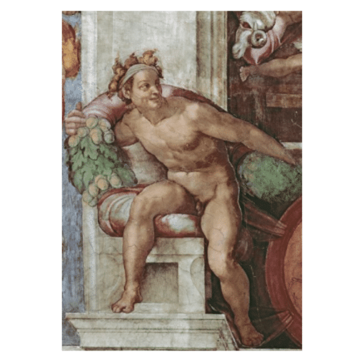 Paintings by Michelangelo Printed on Canvas - Image 5