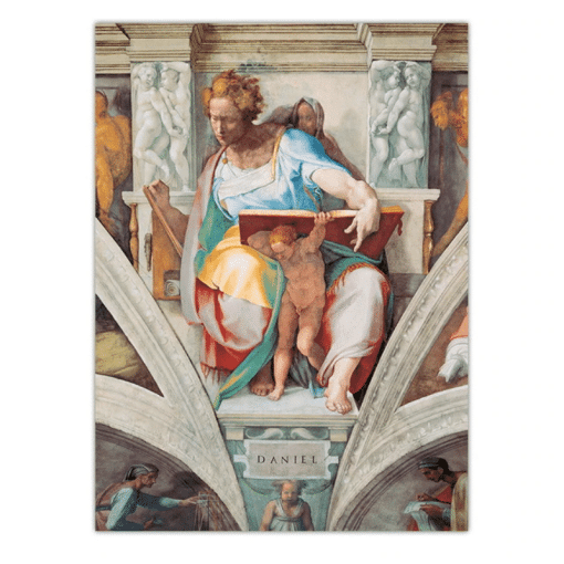 Paintings by Michelangelo Printed on Canvas - Image 2