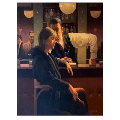 Jack Vettriano Cocktails Broken Hearts