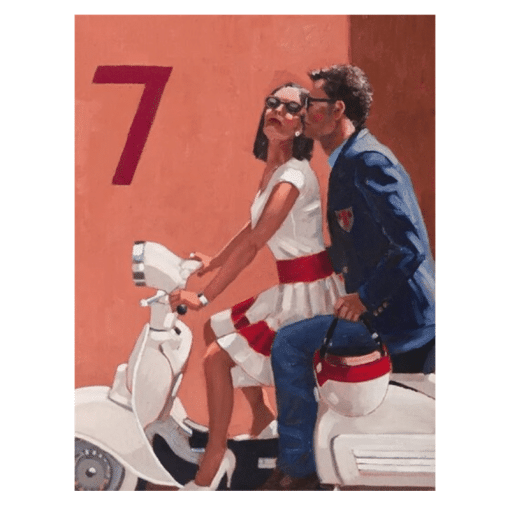 Paintings by Jack Vettriano Artwork Printed on Canvas - Image 8