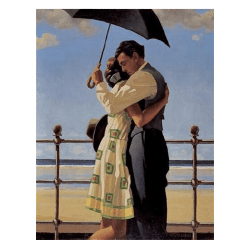 Paintings by Jack Vettriano Artwork Printed on Canvas - Image 6