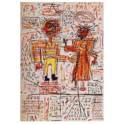 Jean Michel Basquiat 1982 Self Portrait