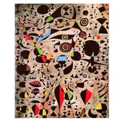 Joan Miro 1941 Woman Encircled by the Flight of a Bird