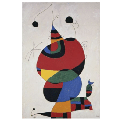 Joan Miro 1942 Woman Bird Star Femme Oiseau Etoile