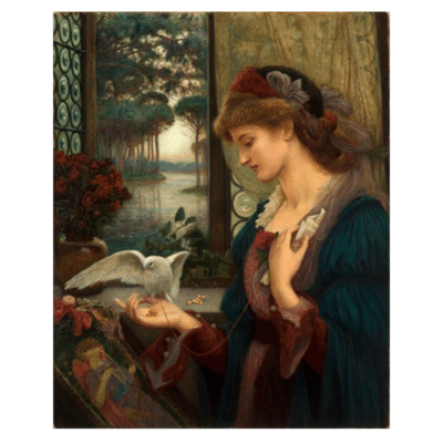 Marie Spartali Stillman 1885 Love's Messenger