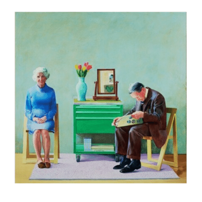 My Parents by David Hockney 1977