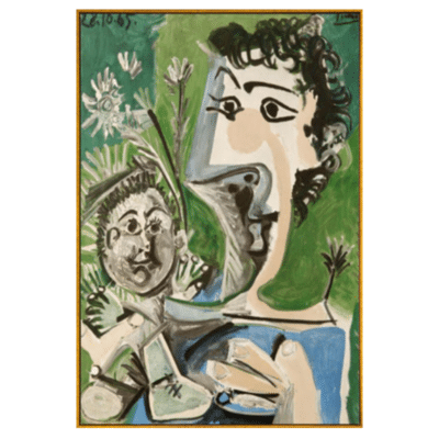 Pablo Picasso 1965 Mother and Child